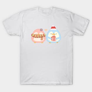 Festive Pingu Couple T-Shirt